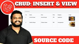 Ep18 - Laravel CRUD - Insert & View tutorials with Source code