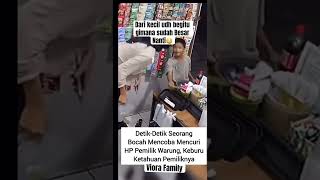 Kepergok Pemilik Tokogagalkan Aksi Bocil Ini