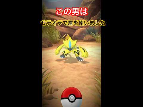 この男はゼラオラで運を使いました #ポケモンgo #ポケモン