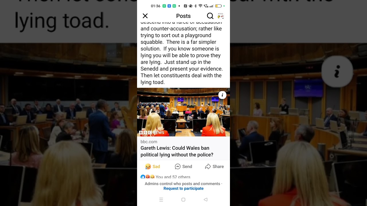 SENEDD HAVE LOST THE PLOT + BARONESS HARMAN TOTALLY CLUELESS ABOUT PARLIAMENT