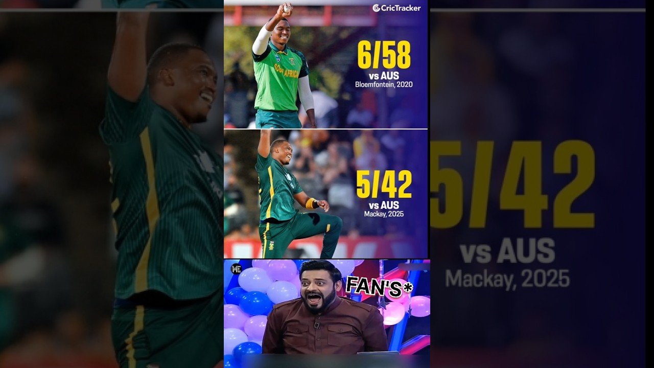 Both of Lungi Ngidi’s five-wicket hauls in ODIs have come against Australia, showing how much he..
