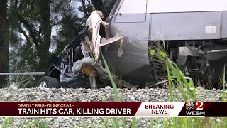 Driver killed after crossing barriers, hit by Brightline train in Brevard County