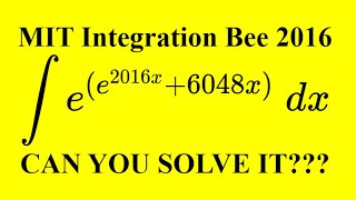 MIT Integration Bee 2016 #17