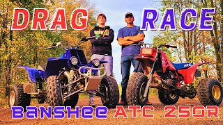 Drag Race Banshee Vs Atc 250R