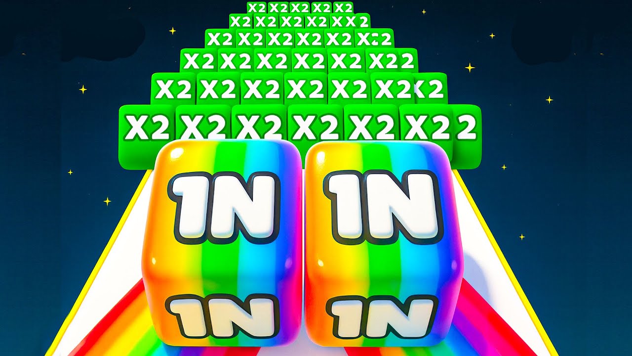 Jelly Tube Run 2048 to 9Q 🍬🔥 Jelly Run vs Rescue Push 2048 ASMR Gameplay | Android & iOS Ep-191