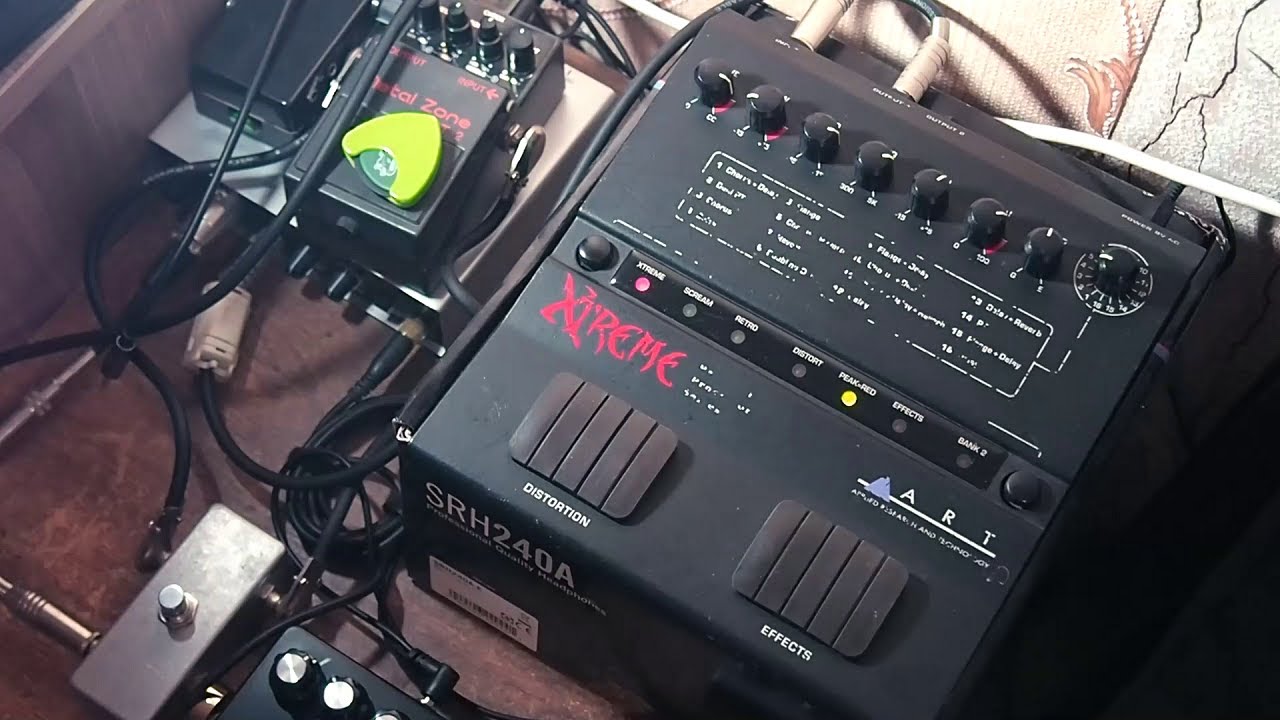 Vintage guitar effect processor ART Xtreme (soundcheck) // Процессор