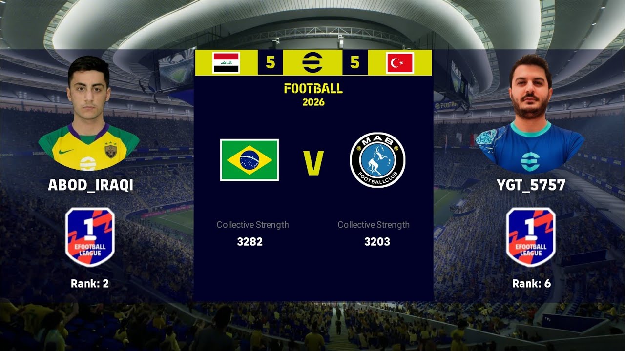 HUJAN GOL! ABOD_IRAQI (Top 2 Global) vs YGT_5757 (Top 6 Global) | eFootball™ 2026