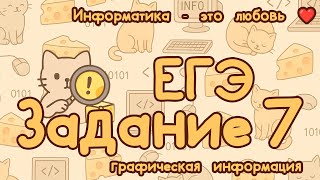 картинка: Задание №7. Графическая информация | ЕГЭ по информатике 2026