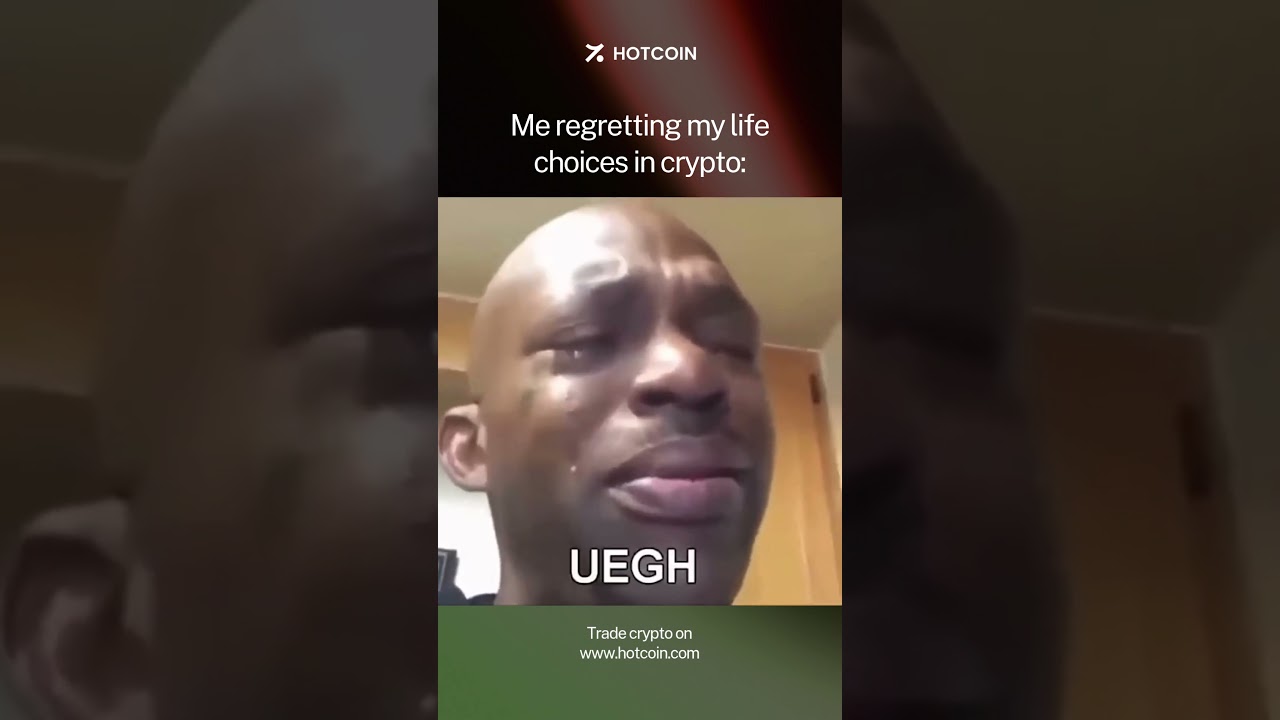 Me regretting my life choices in crypto