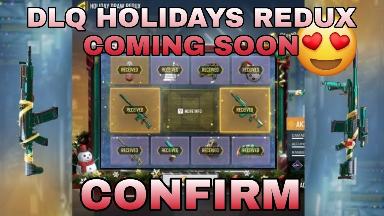 HOLIDAYS REDUX CONFIRM COMING SOON ❤