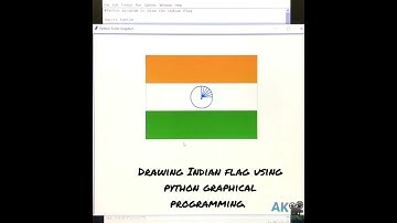 Drawing Indian flag 🇮🇳 using python programming.(Independence day special)