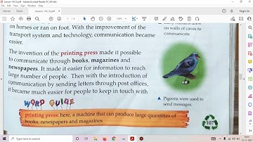Class 3rd #EVS Lesson-14 ( Communicating with People  )