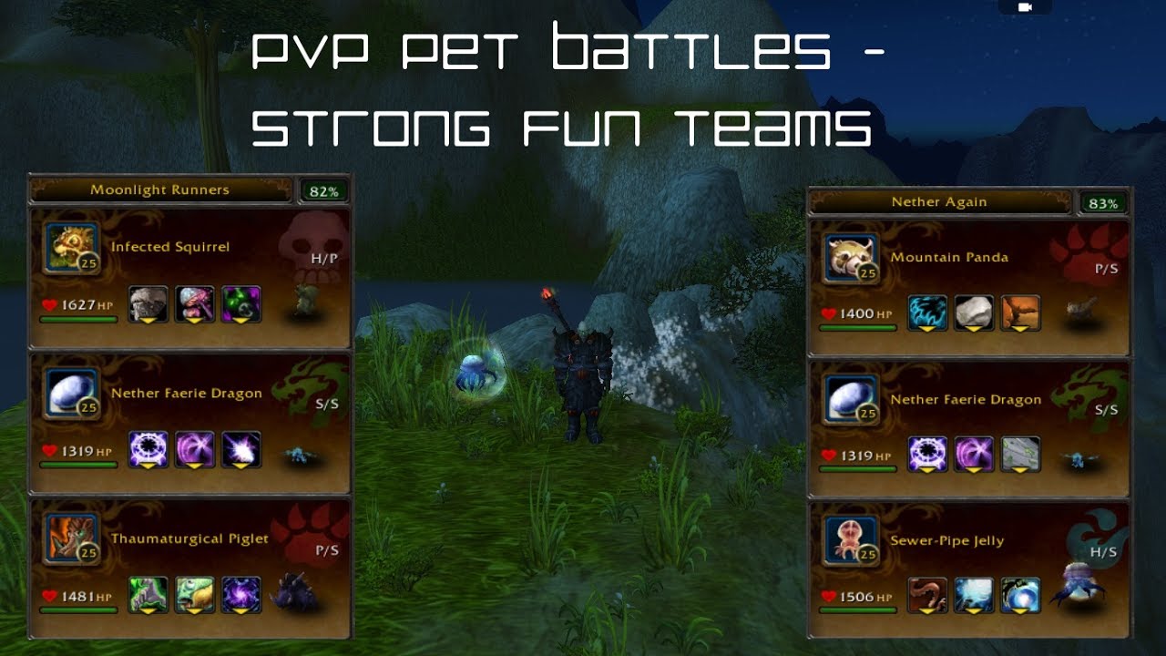 PVP Pet Battles Strong Fun Teams YouTube