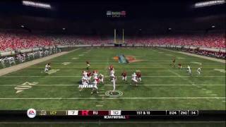 NCAA Football 10 - St. Petersburg Bowl - Rutgers vs UCF (HD)