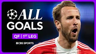 ALL GOALS in the Quarterfinals - Leg 1 of the UEFA Champions League