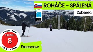 Rohace Spalena Slovakia / ski run 8, from top to bottom