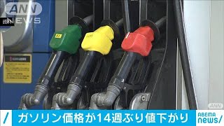 ガソリン価格　1リットル135円　14週ぶり値下がり(20/08/19)