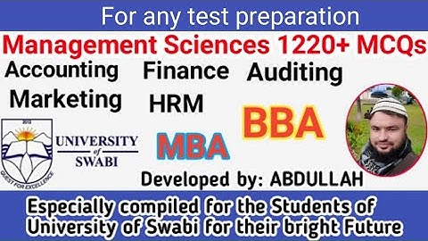 management science lecture | management science mcqs | auditing mcqs | management science