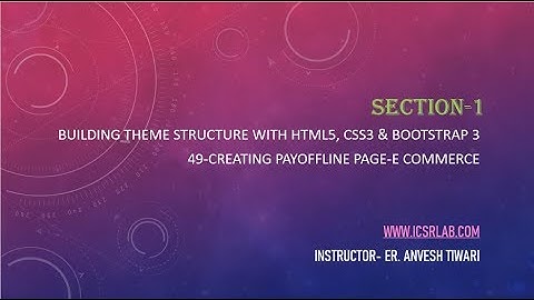 49 Creating PayOffline Page E Commerce Website In PHP & MySQL