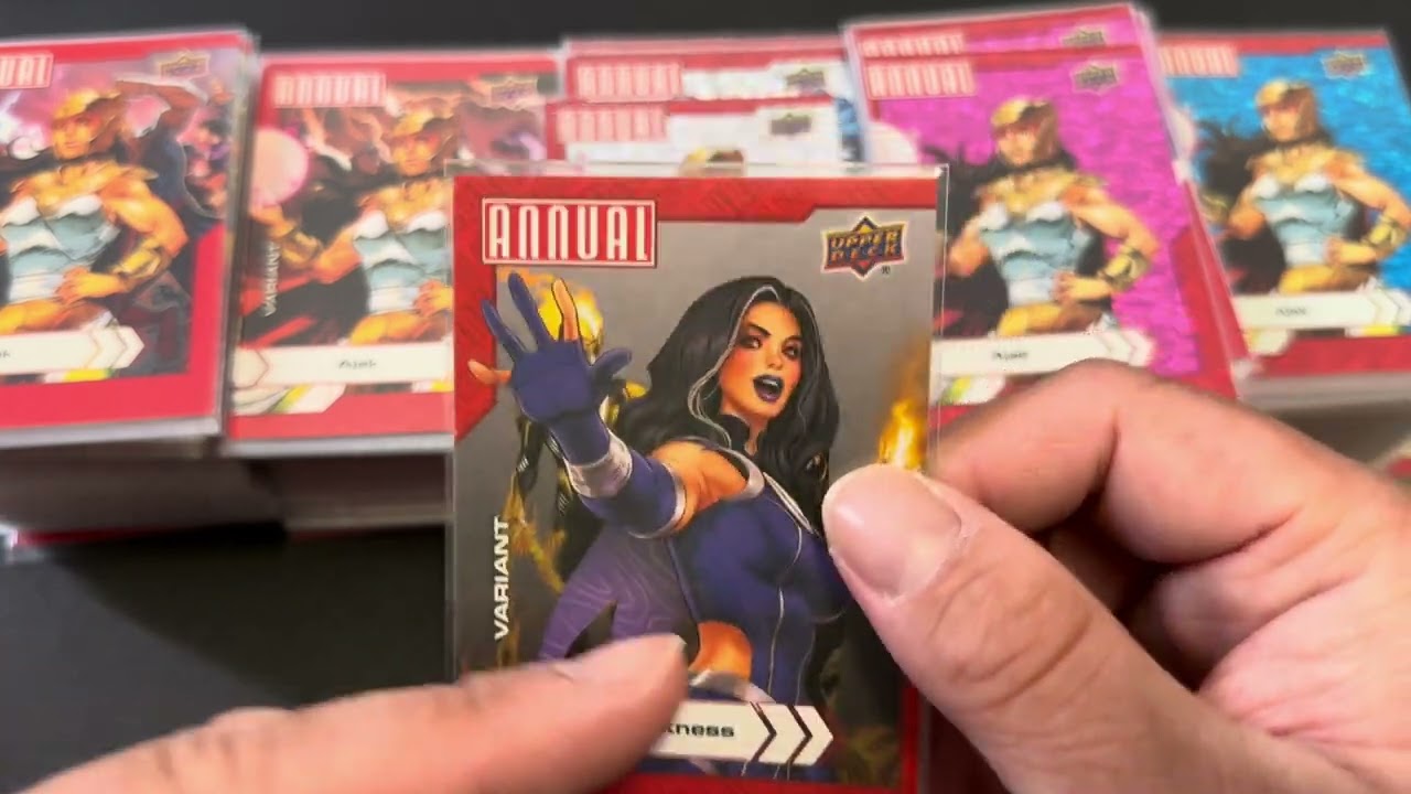 2022-23 Marvel Annual Base, Canvas, Blue and Magenta Base Sets