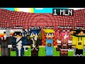 100 YOUTUBER FAMOSI VS 1.000.000 TNT!! *ESPERIMENTI SU MINECRAFT*