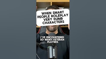 When Smart Players play Dumb Characters! #short #dnd