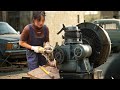 Genius Girl Repaired The Air Compressor Motor Produced 33 Years Ago