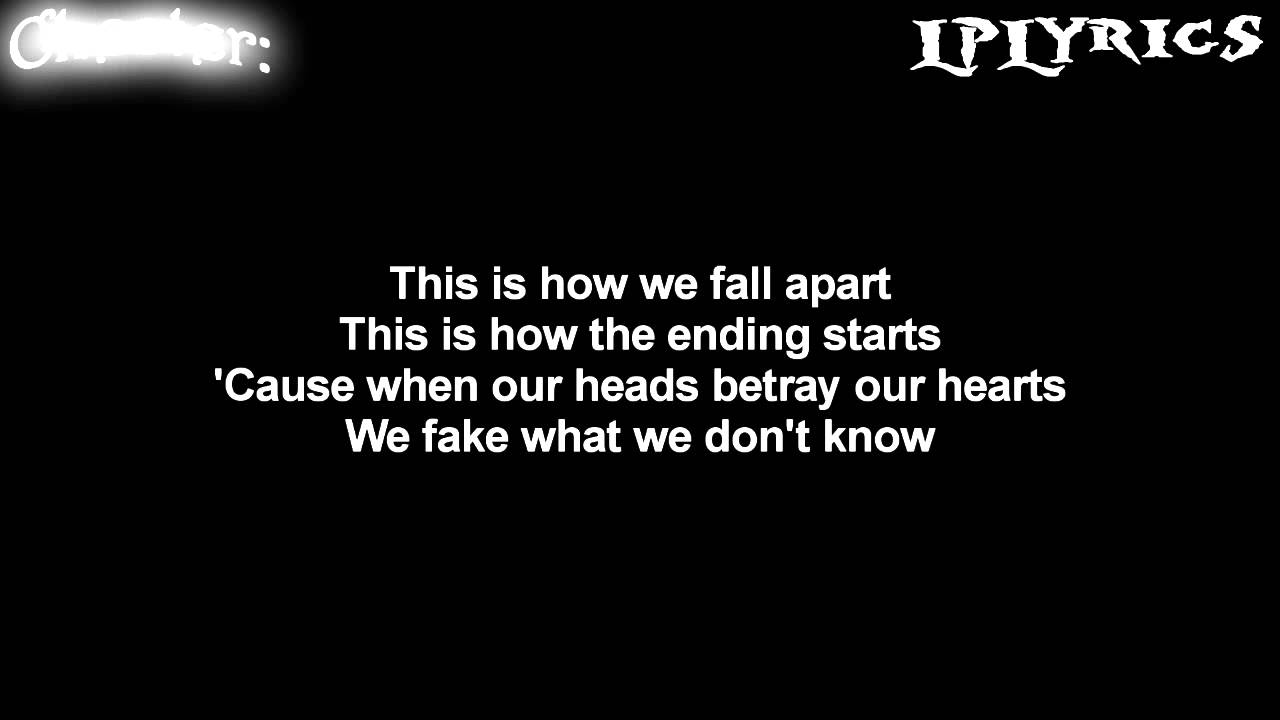 Linkin Park What We Don T Know Lyrics On Screen Hd Youtube