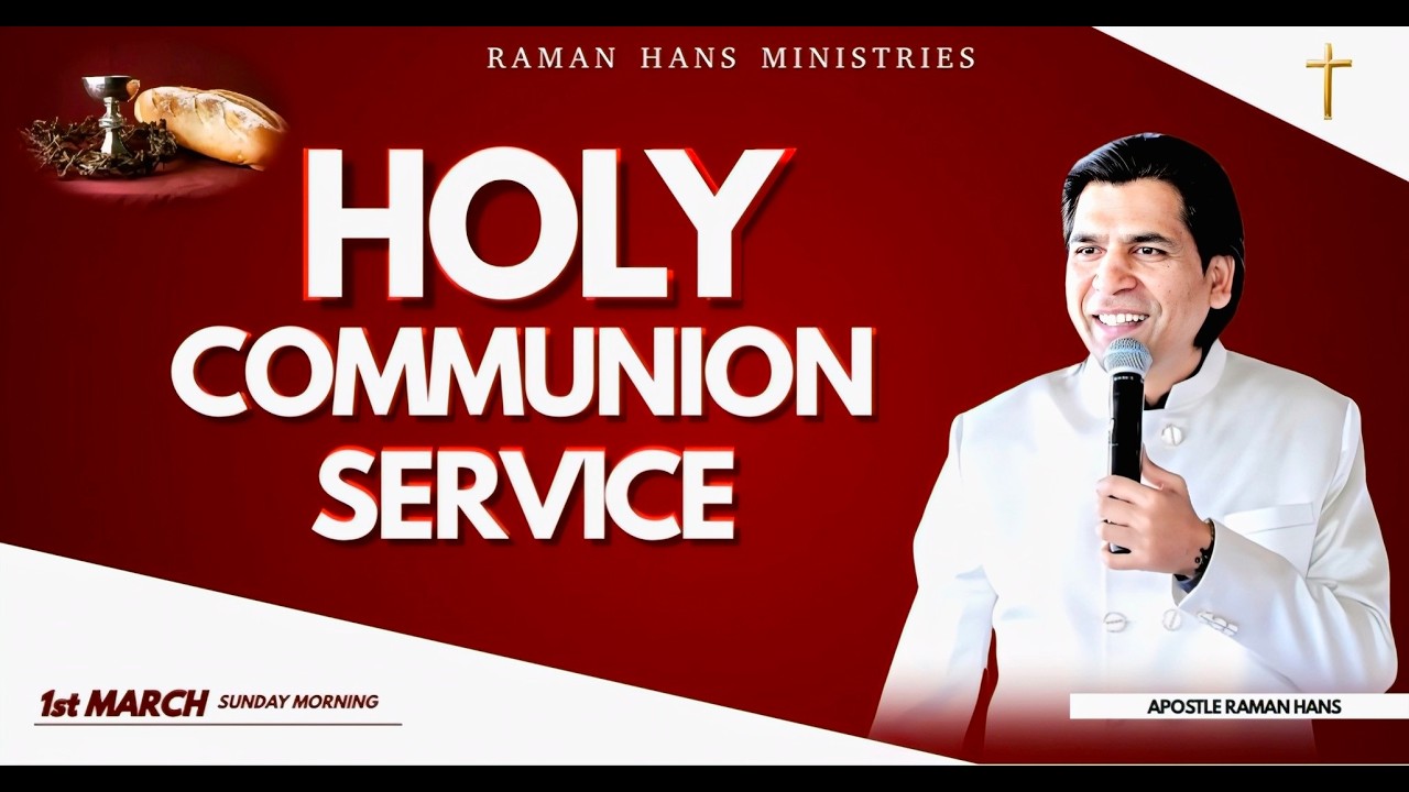 🔴 LIVE | Holy Communion & Lay Hand Prayer | Miracle Healing Service | Apostle Raman Hans
