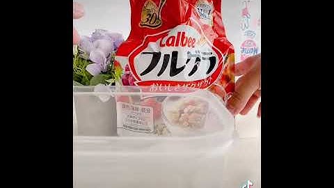 Ngũ cốc Calbee đỏ mẫu mới Nhật - bữa ăn nhẹ hoàn hào