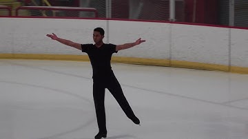 Neil Sarkar USFSA Senior Moves Test-5-Serpentine Step Sequence