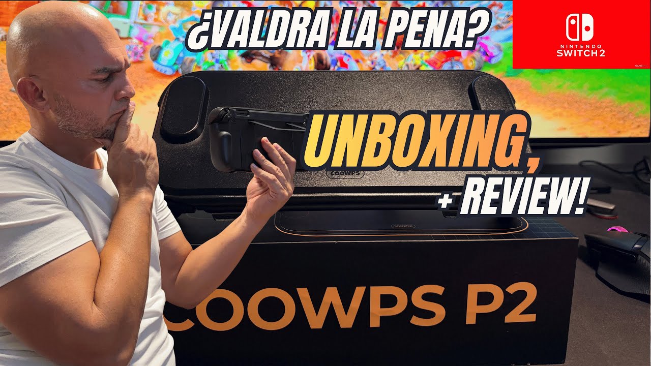 Unboxing y análisis del COOWPS P2 para Nintendo Switch 2 | ¿Vale la ...
