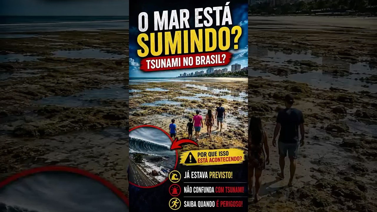 O MAR ESTÁ SUMINDO NO BRASIL? 😳🌊
