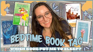 BOOKS THAT PUT ME TO SLEEP: The Bedtime Book Tag 💤😴