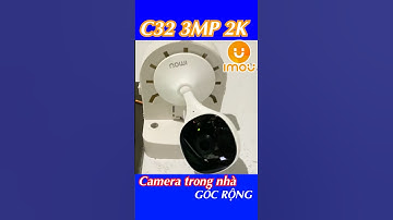 LẮP 2 CAMERA NGOÀI SÂN VÀ TRONG NHÀ CHO KHÁCH, IMOU C32 CỐ ĐỊNH TRONG NHÀ GÓC RỘNG #imouc32