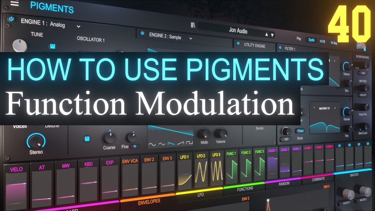 Function Modulation PART 40 | Arturia Pigments 4 Tutorial