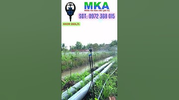 Béc MK99 điều chỉnh từ tưới gốc sang tưới phủ thì giọt nước và bán kính sẽ như thế nào?