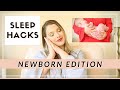 NEWBORN SLEEPING TIPS - how to get your newborn to sleep more with science driven tips and info!