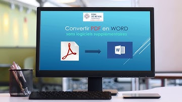 Comment convertir un fichier PDF en fichier Word  sans logiciels supplémentaires