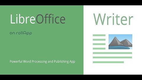 LibreOffice Writer on rollApp