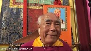 Lama Lodu Rinpoche teaches how to subside the obstacles arising during meditation practice