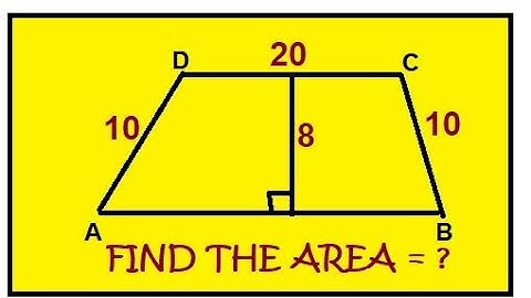 Calculate Area of the Trapezium | Grade 8 | Grade 9 Maths