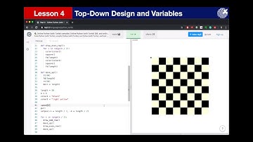Python Turtle: Top Down Design and Variables