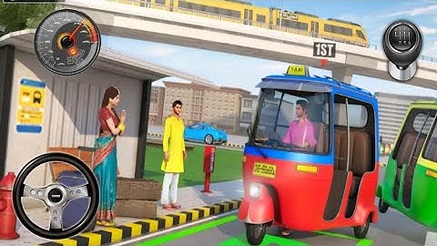 Indian Tuk Tuk Auto Rickshaw  Driving - Simulator Auto - Android GamePlay