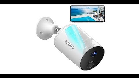 AOOGD Security Camera Outdoor, Battery-Powered Wireless Security Cameras
