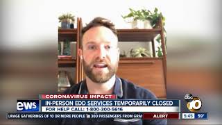 In-person EDD services temporarily closed
