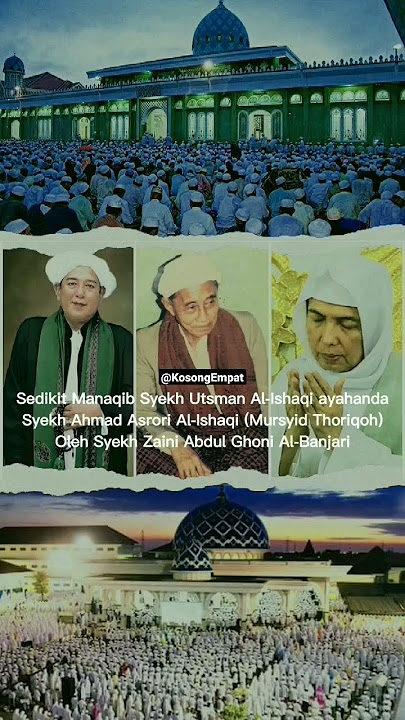 KHR ahmad Asrori di Akui Keturunan Sunan Giri oleh Abah Guru Sekumpul @aswajamuhibbinsekumpul1065