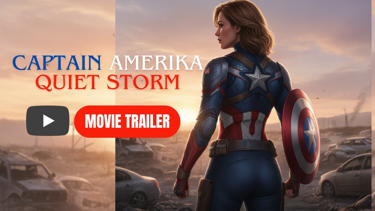 🔥 Captain America Woman – Epic Transformation & Flight Scene | AIKonik Cinematic Edit