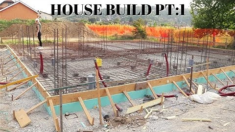 Finally ! I started building my own house . Pt1 foundations and concrete slab