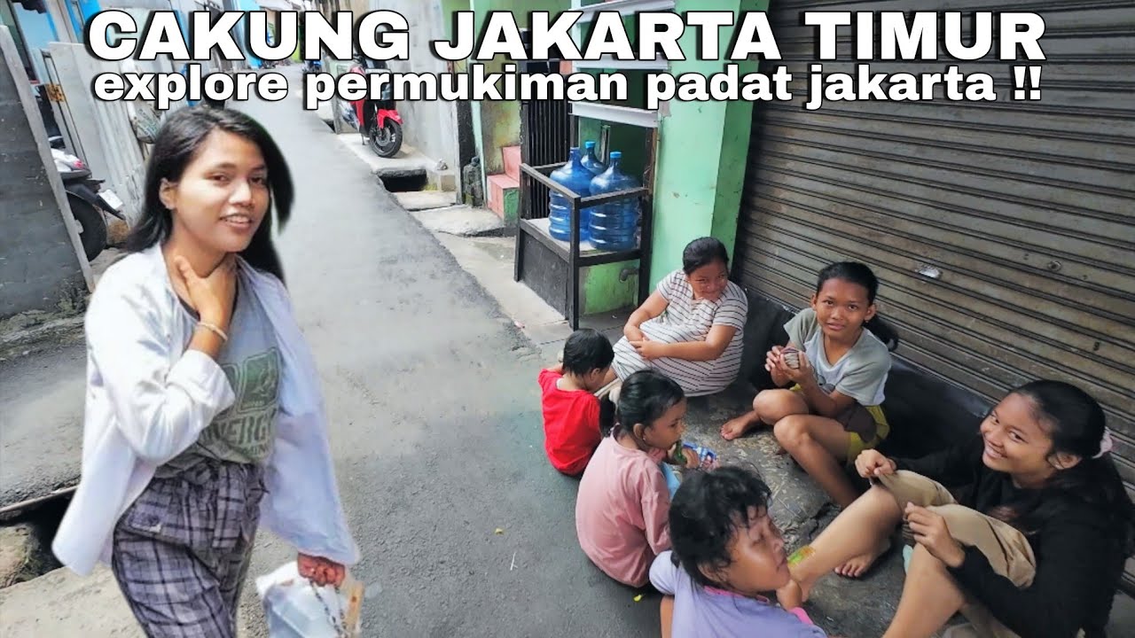 [4K] BLUSUKAN TENGAH HARI DIPERMUKIMAN PADAT JAKARTA TIMUR ! | real life in jakarta